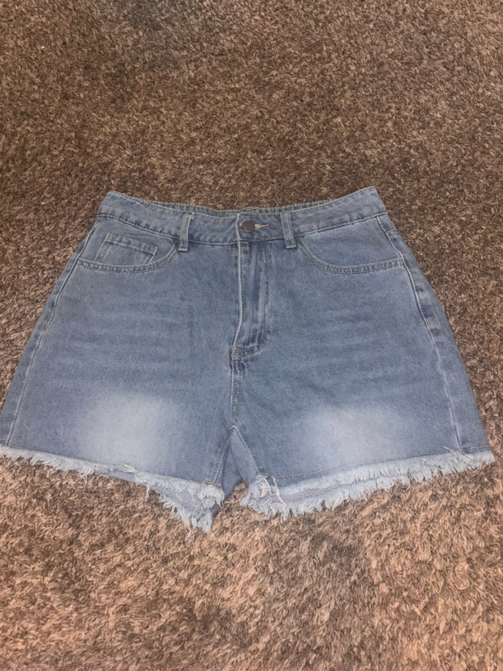 Light Blue Denim Shorts